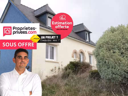 côtes d'armor 22600 trévé. maison néo-bretonne  5 chambres dont une au rdc  sous-sol  terr