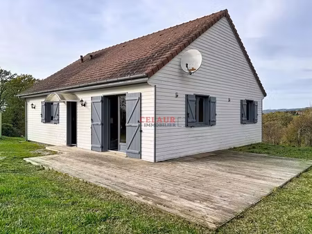 plain pied a ossature bois sur 1566 m² de terrain