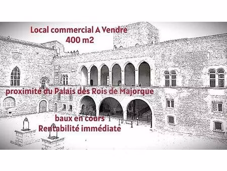 vente local commercial 7 pièces 400m2 perpignan 66000 - 299000 € - surface privée