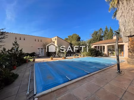 vente maison 7 pièces 161 m² à villemolaque (66300)  465 000 €