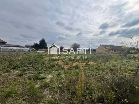 vente terrain 627 m² chocques (62920)