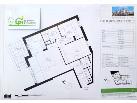 vente appartement 3 pièces 65.73 m² à douvres-la-délivrande (14440)  257 900 €