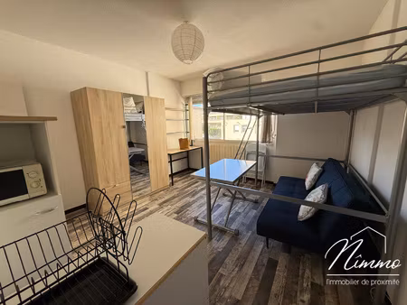 nimes montaury pompidou studio meublé