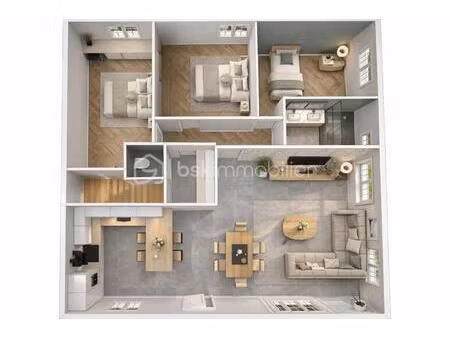 maison de 90 m² à saint-bonnet-de-mure