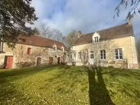 cour maugis sur huisne  vielle maison percheronnes avec dépe