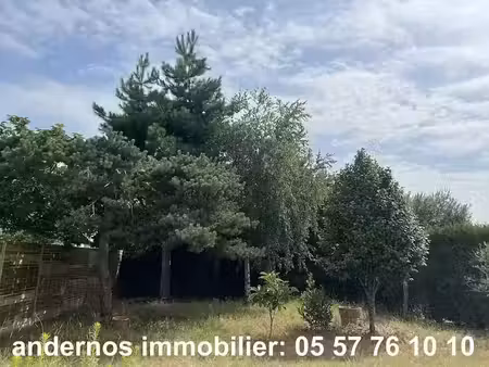 vente terrain à batir 473 m² à ares (33740)  213 000 €