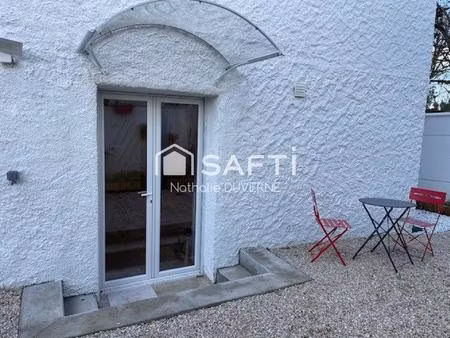 appartement t2 - 52 m2 en rdj/1 étage - 80 m2 jardin - entièrement rénové - rer c