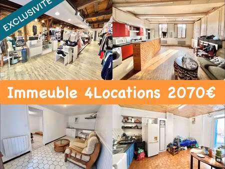 immeuble avec local commercial et 3 appartements