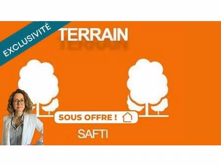 terrain à bâtir 835 m²