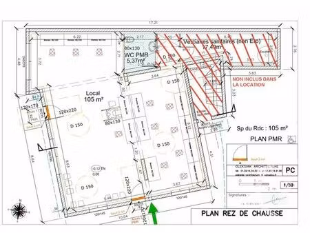 divers à louer - 105 m2 - argenteuil - 95 - ile-de-france