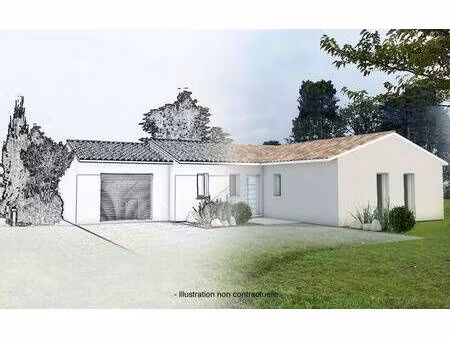 terrain avec maison neuve à vendre