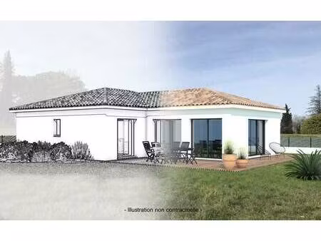 terrain avec maison neuve à vendre