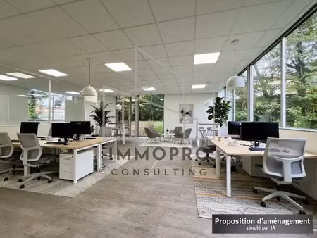 a louer / bureaux avec stockage 192 m2 / rouen nord