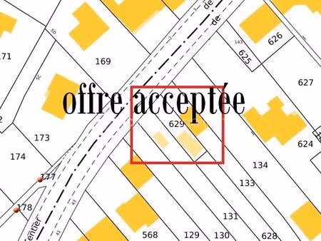 terrain de 138 m² à wavrin