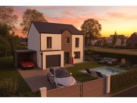 terrain avec maison neuve à vendre