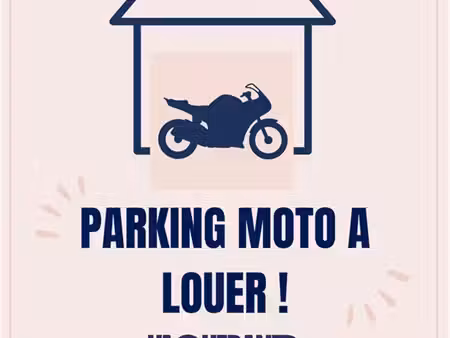à louer – emplacement parking moto à mouvaux