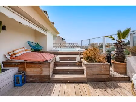 cannes - petit juas - 5 pieces + terrasse d'exception + parking