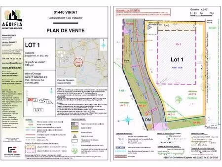 vente terrain viriat (01440)
