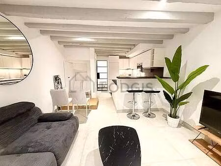 maison individuelle 3 chambres meublée avec cheminée et cave