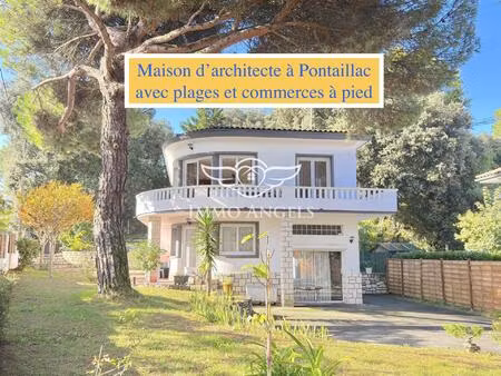 maison d'architecte à pontaillac avec plages et commerces à pi