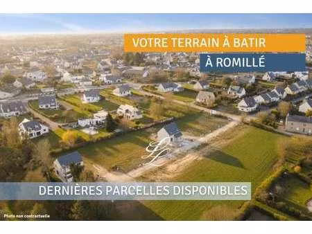 vente terrain à romillé (35850) : à vendre / 284m² romillé