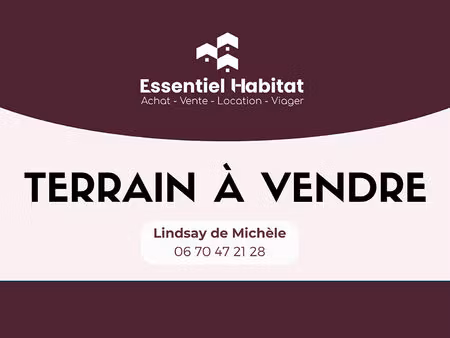 achat terrain 2 218m²