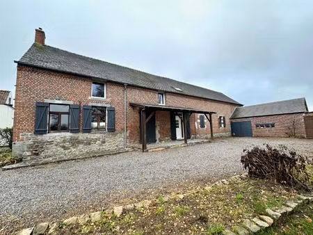 longère individuelle avec jardin et garage dans un secteur prisée de l'avesnois