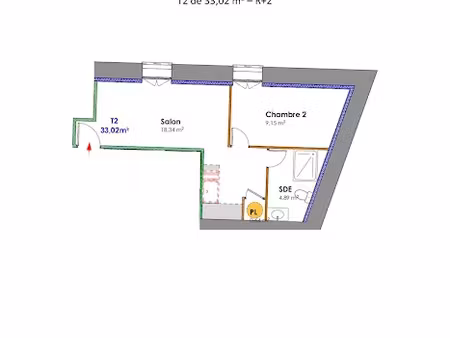 vente appartement 2 pièces 33 m² à thézan-lès-béziers (34490)  99 000 €