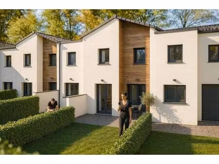 terrain avec maison neuve à vendre