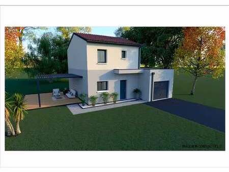 terrain avec maison neuve à vendre