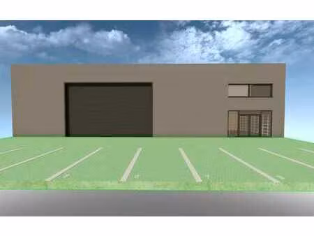 entrepôt neuf en zae sur plans avec locaux polyvalents