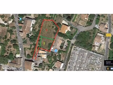 parcelle viabilisee 800m2 coeur de village st privat