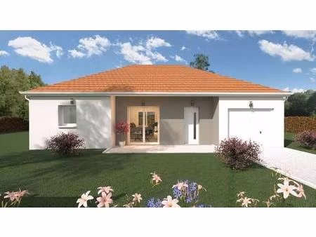 terrain avec maison neuve à vendre