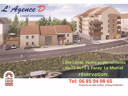 vente appartement 2 pièces 65 m² paray-le-monial (71600)