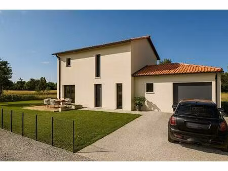 terrain avec maison neuve à vendre