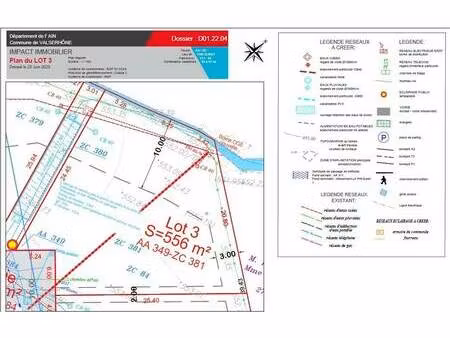 terrain constructible viabilisé à vendre