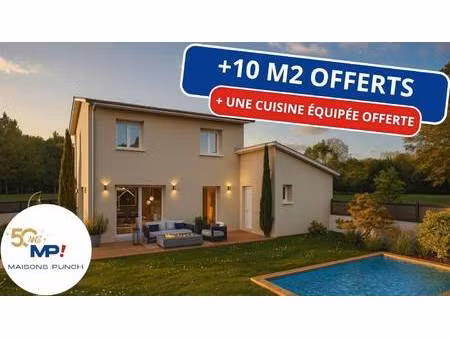 terrain avec maison neuve à vendre