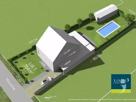 terrain à vendre à testelt € 189.000 (lhtfo) - immo liv it | zimmo