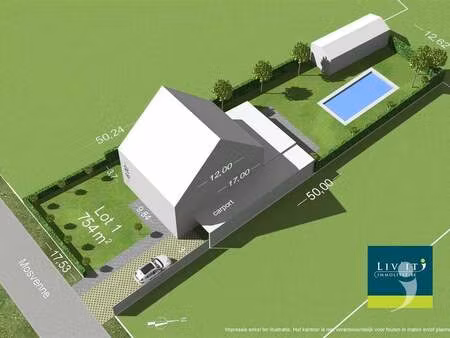 terrain à vendre à testelt € 189.000 (lhtfo) - immo liv'it | zimmo