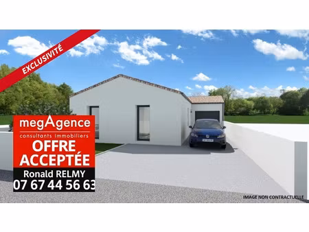 vente terrain 450 m² à beaulieu-sous-la-roche (85190)  74 000 €