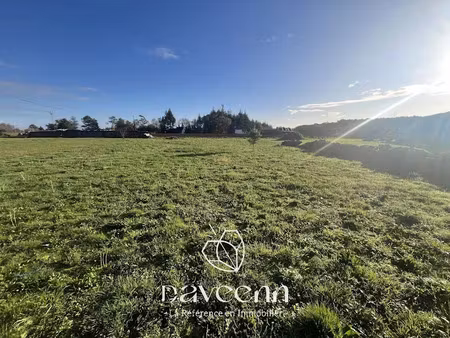 vente terrain à batir 668 m² à camors (56330)  77 500 €