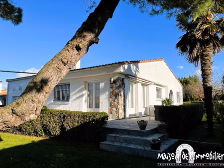 charente maritime - sud royan - plain pied 4 pieces- jardin