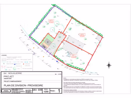terrain à bâtir de 403 m2 à mouguerre
