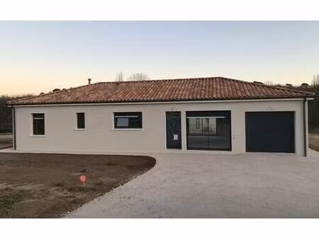 terrain avec maison neuve à vendre