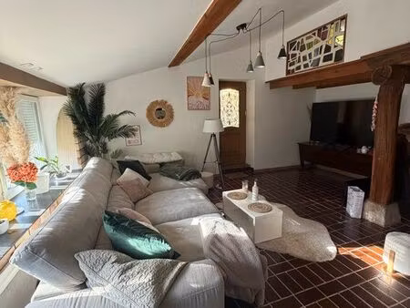 duplex atypique avec terrasse et jardin