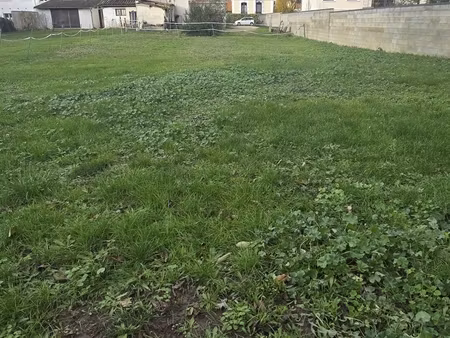 vente terrain à bâtir 835 m²