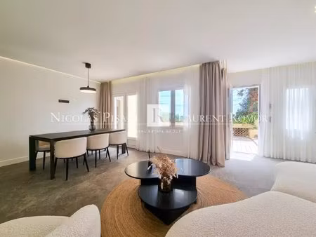 villefranche sur mer - dans une villa - appartement 3 pieces - jardin - terrasses