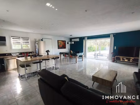 maison plain pied 120m² recente piscine