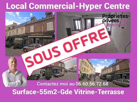 chartres - local commercial 55 m²