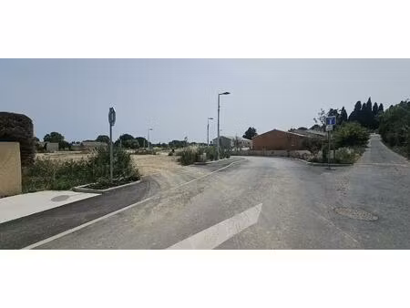 vente terrain 451 m² pouzolles (34480)